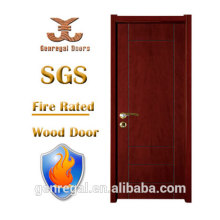 Alta qualidade BS476 sound proof fire rating porta de madeira